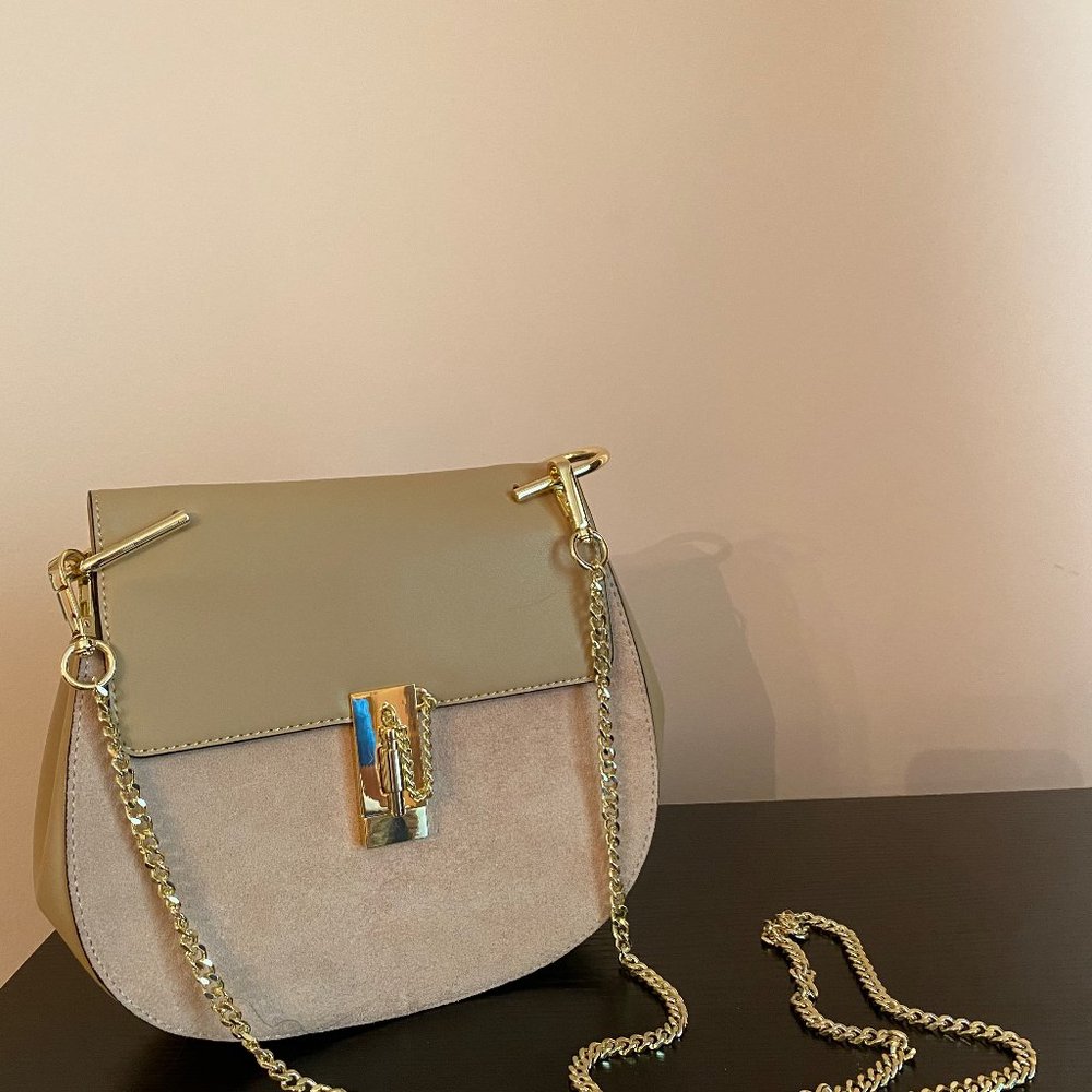 M.I.L.A. suede and leather bag